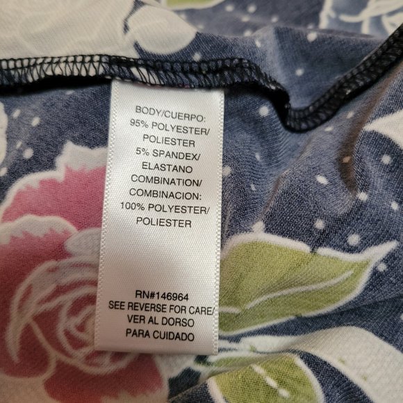 🌸 NWT Signature by Robbie Bee Floral Wrap Dress | 2X | Work-to-Weekend🌸 - Picture 9 of 11